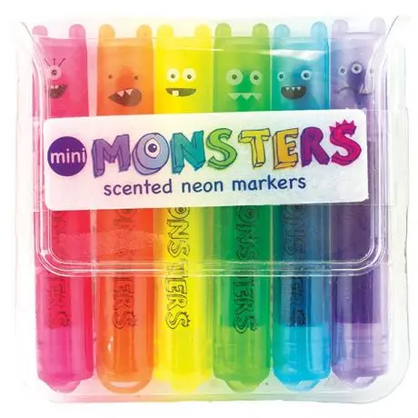 Ooly Mini Monster Scented Highlighter Marker Set